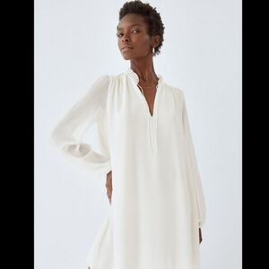 ARITZIA | Wilfred Midi Dress. Cream color. Sz S.